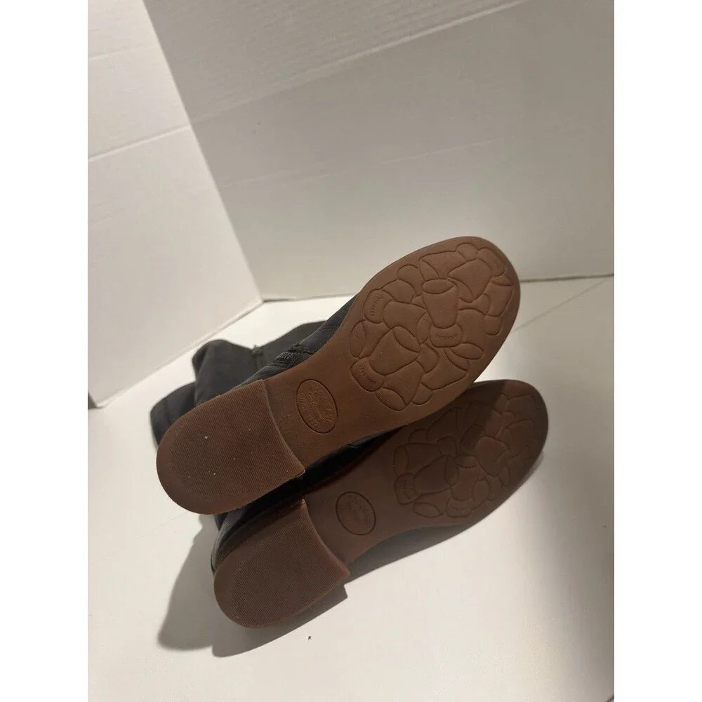 Kork-Ease Tanana Tall Leather Boots lot of 2 Black & Brown Womens 7M knee high